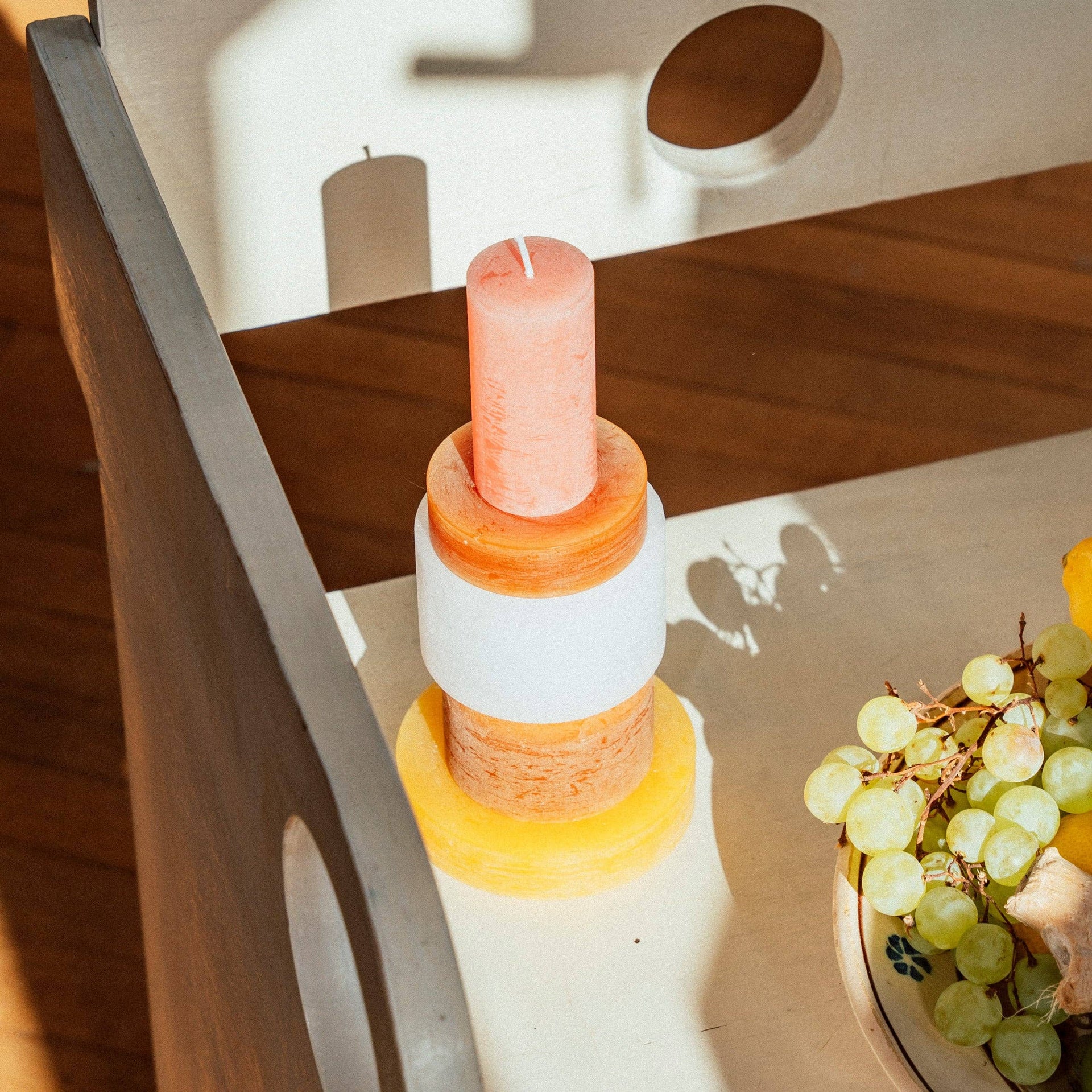 Candle Stack 03 Geel | Design kaarsenset Stan Editions (5-delig)
