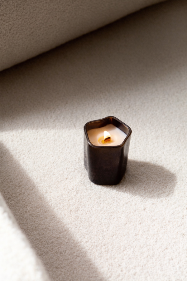 Geurkaars Peach  | Herbruikbaar als mok