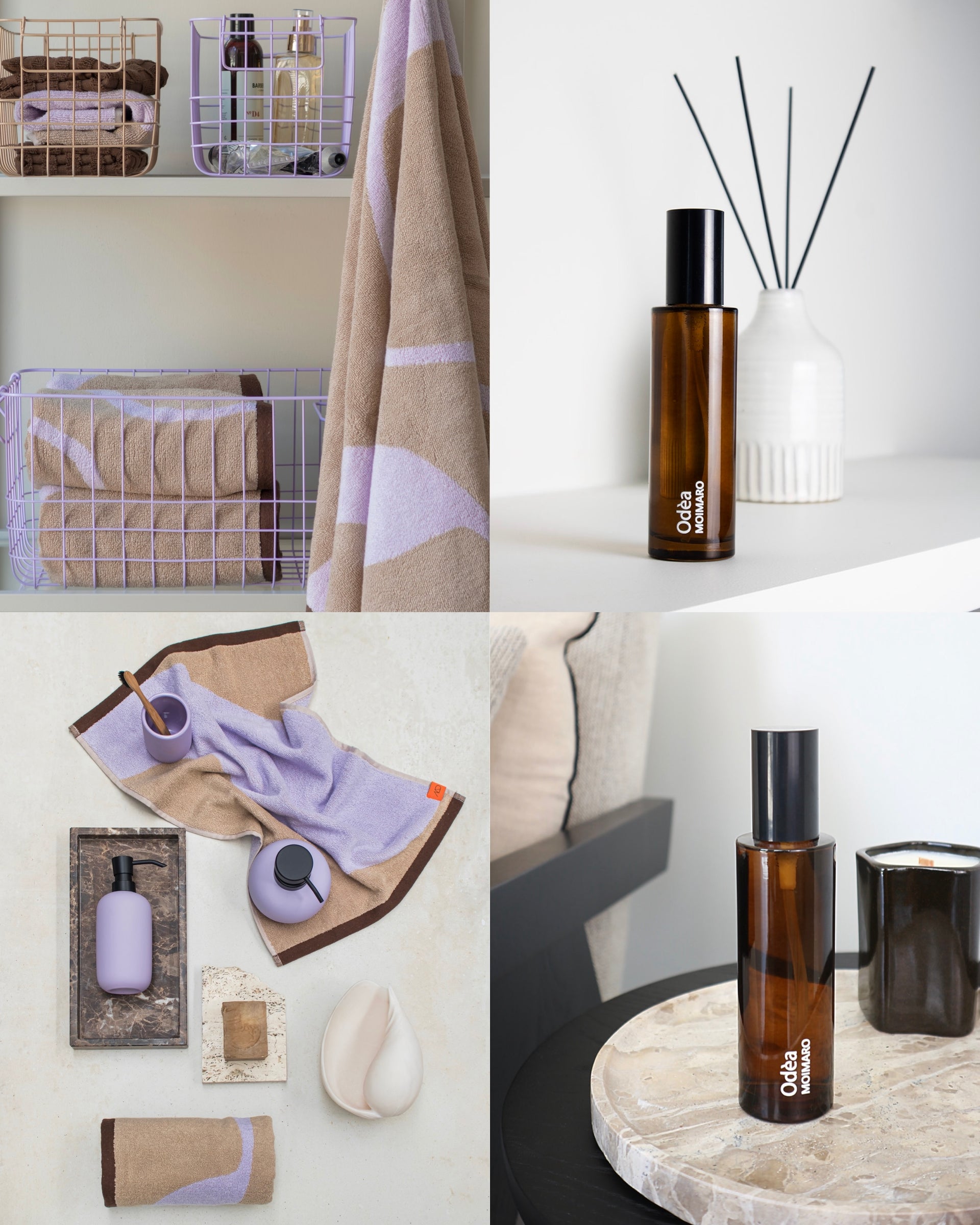 2x Gasthanddoek Mette Ditmer - Roomspray Odéa