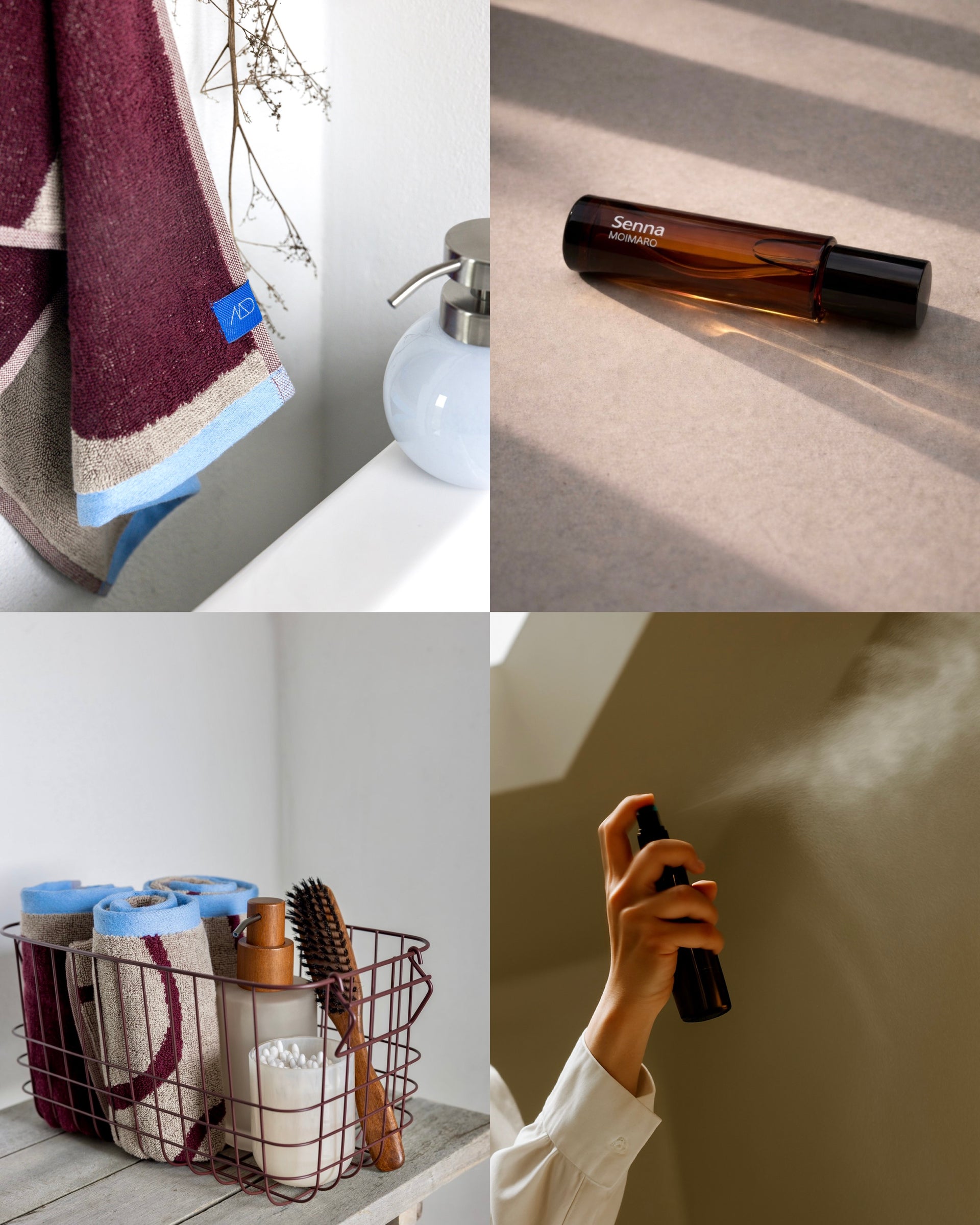 GIFTSET | 2x Gastdoekenset Mette Ditmer - Roomspray Senna