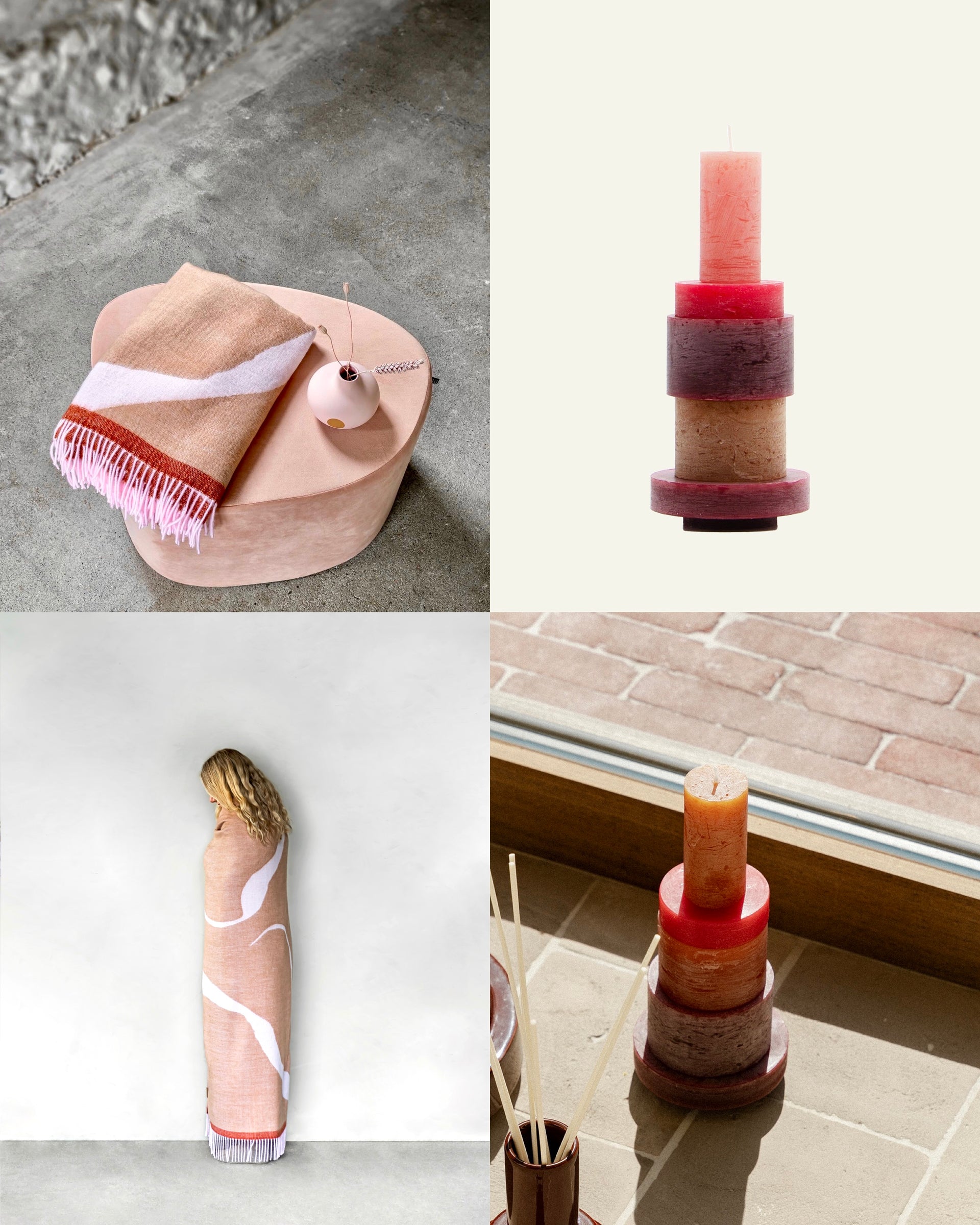 Stan Editions Burgundy - Plaid Nude Mette Ditmer