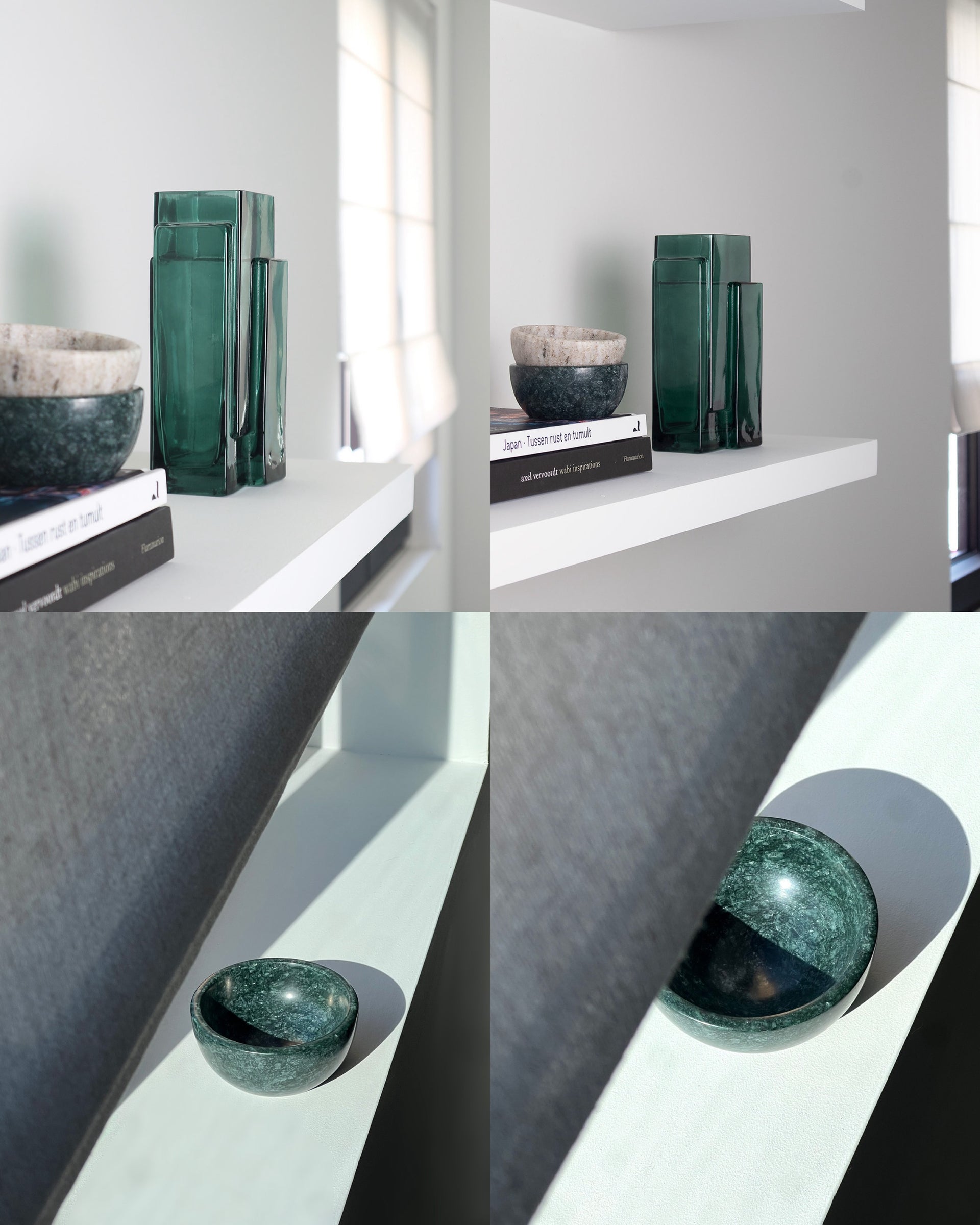 Vase Jade Emerald - Marble Bowl