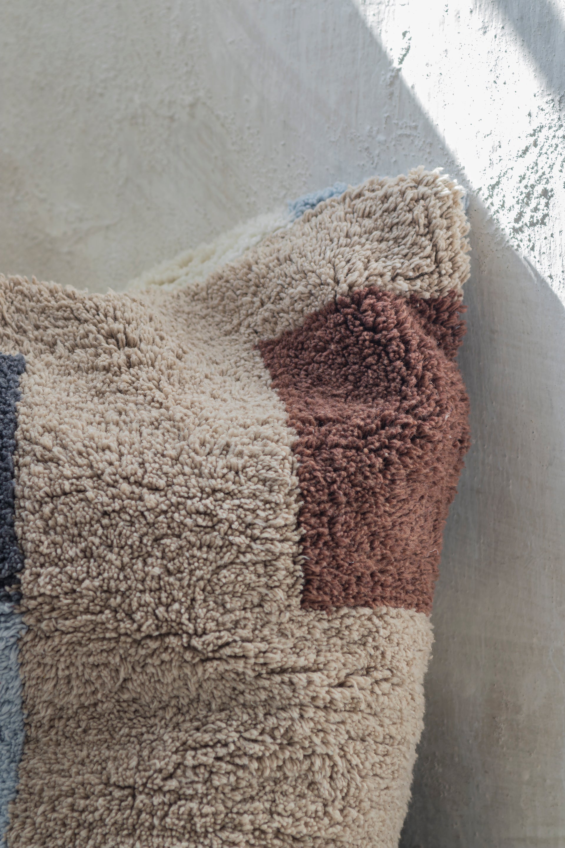 Tufted kussensloop | Lichtblauw