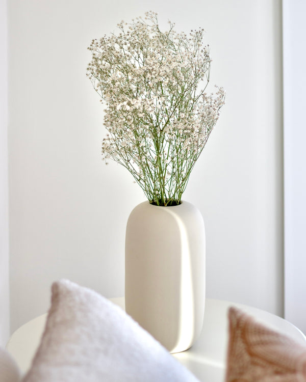 Vaas handgemaakt Dune 45 | Gebroken wit