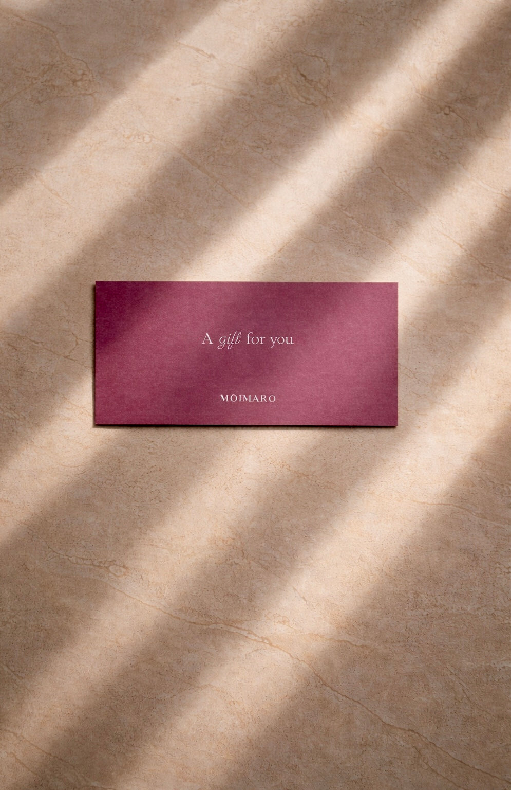 Papieren cadeaubon in envelop — bedrag naar keuze