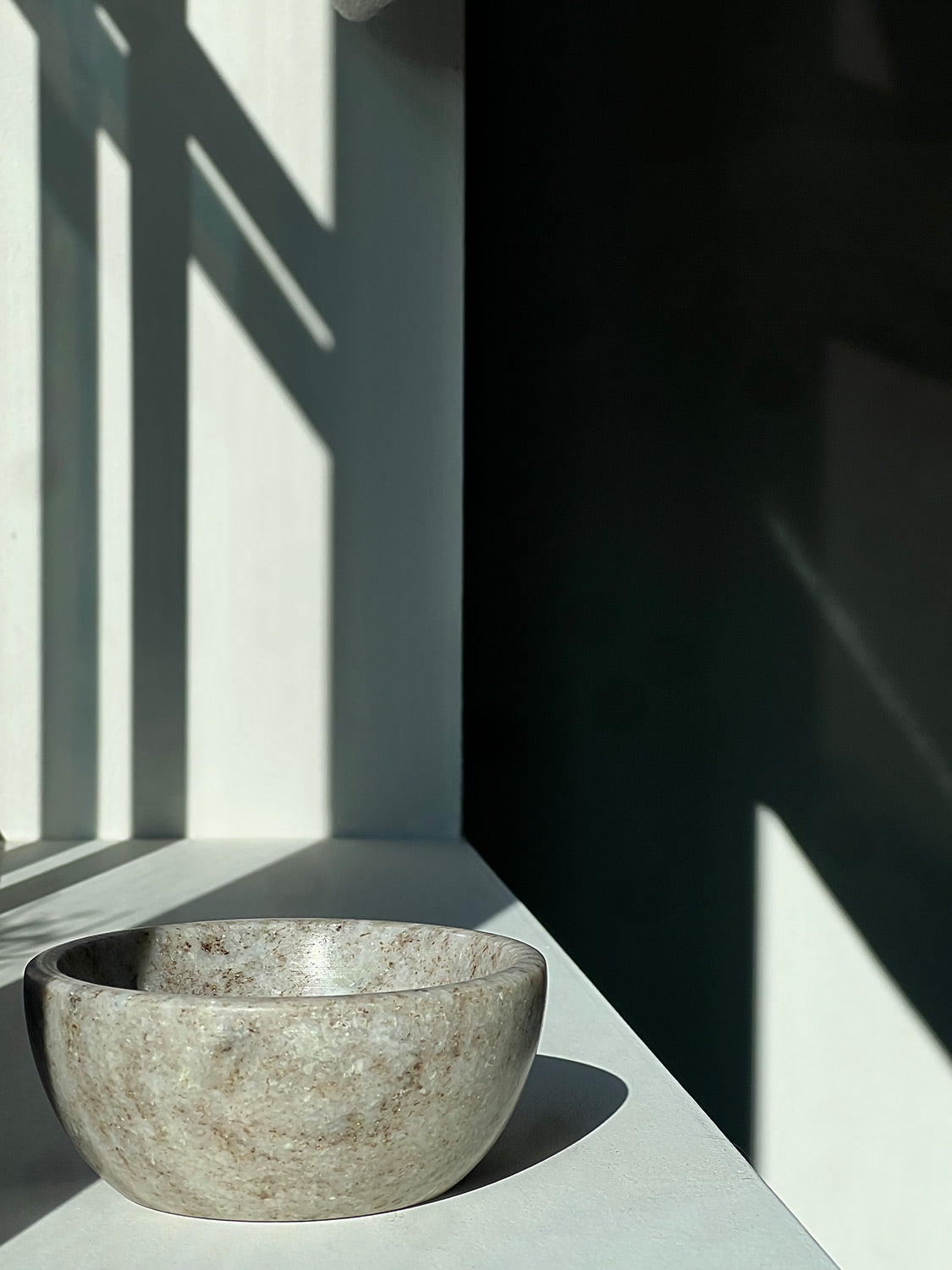 Marmeren schaaltje | Beige
