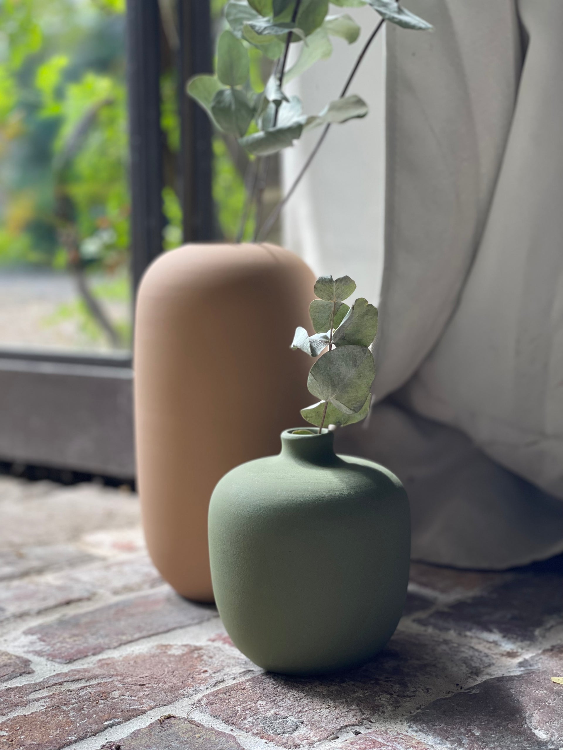 Vaas handgemaakt Blanc 05 | Groen