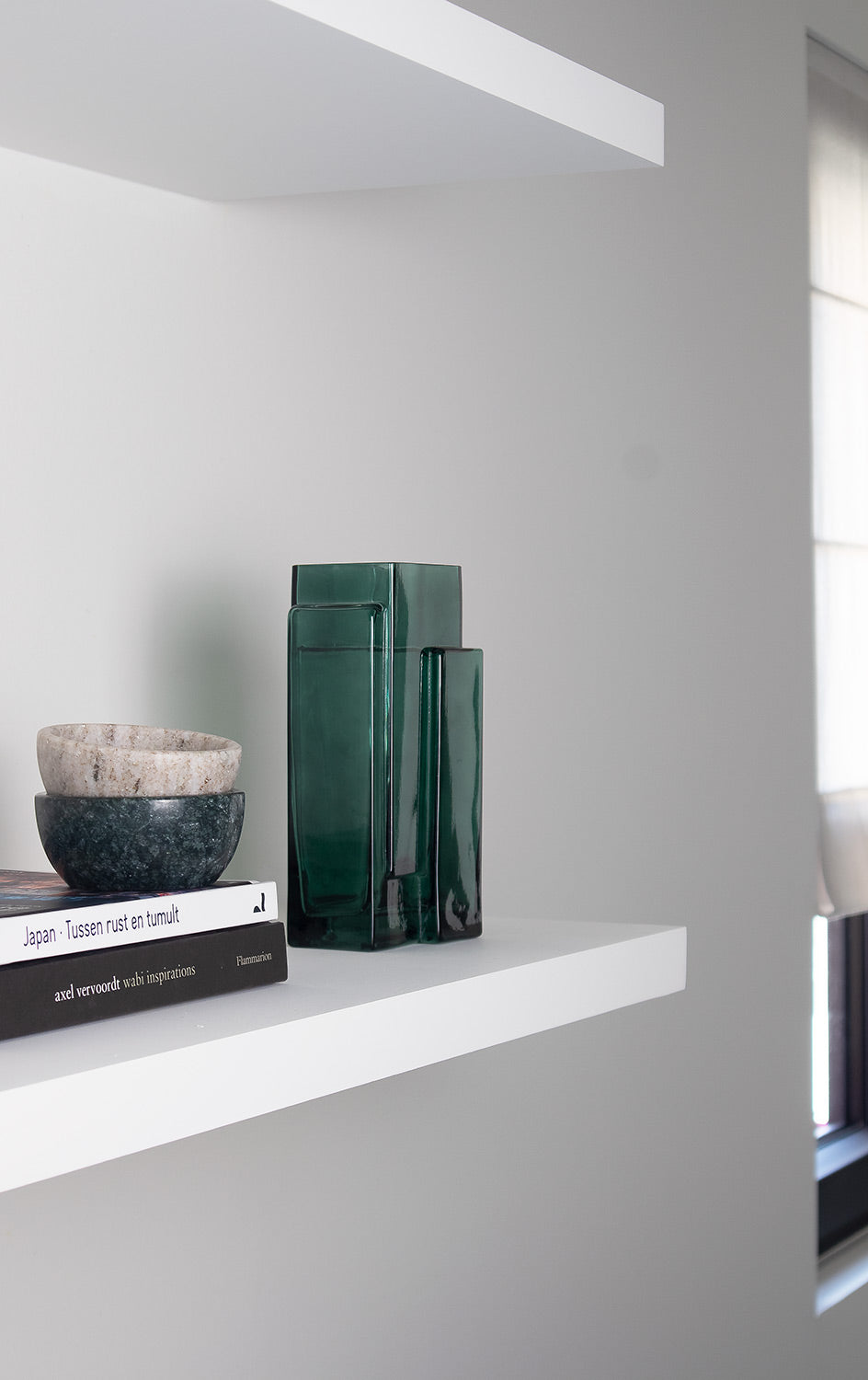 Glazen vaas | Groen