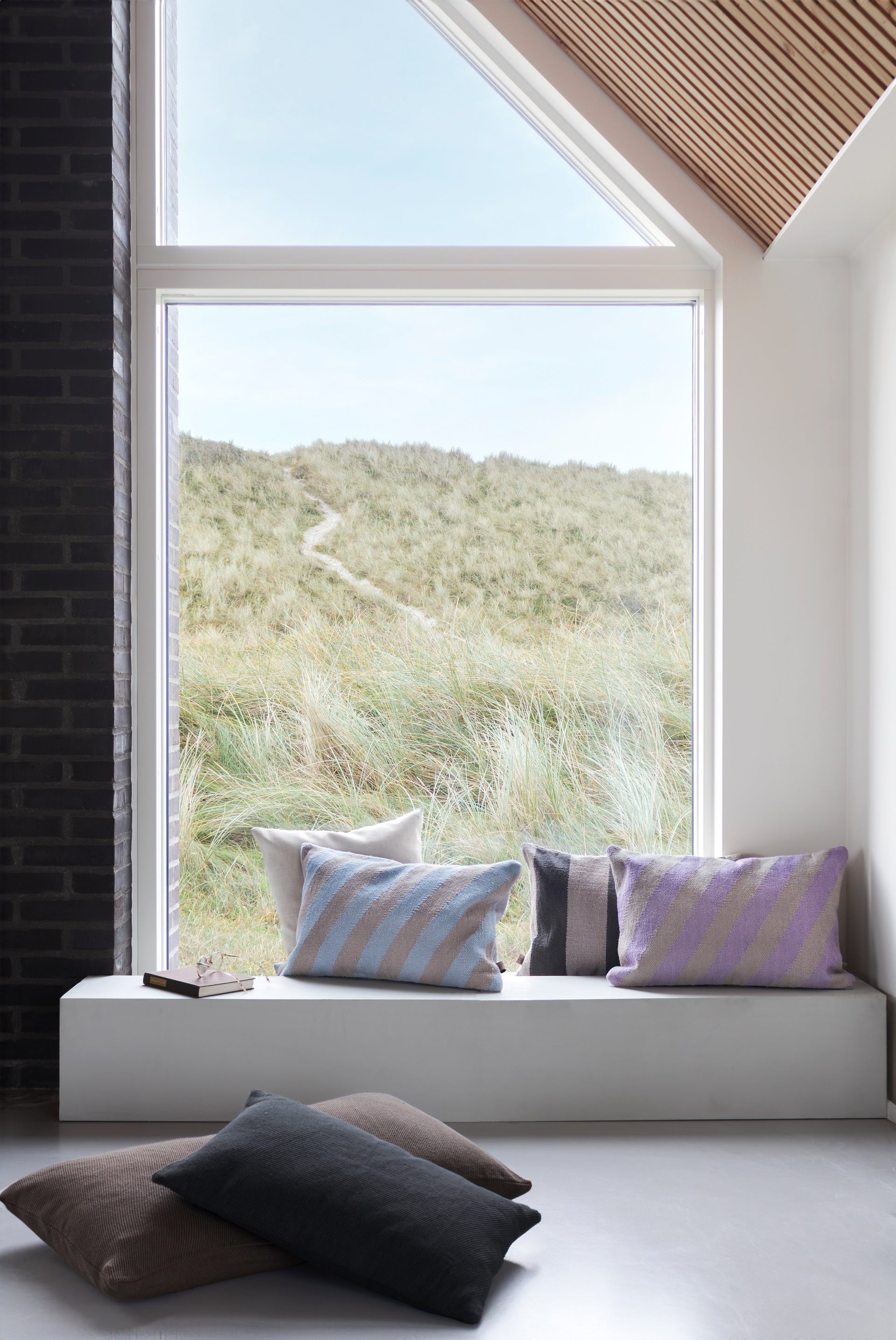 Across Kussenhoes Mette Ditmer | Lila - Cognac