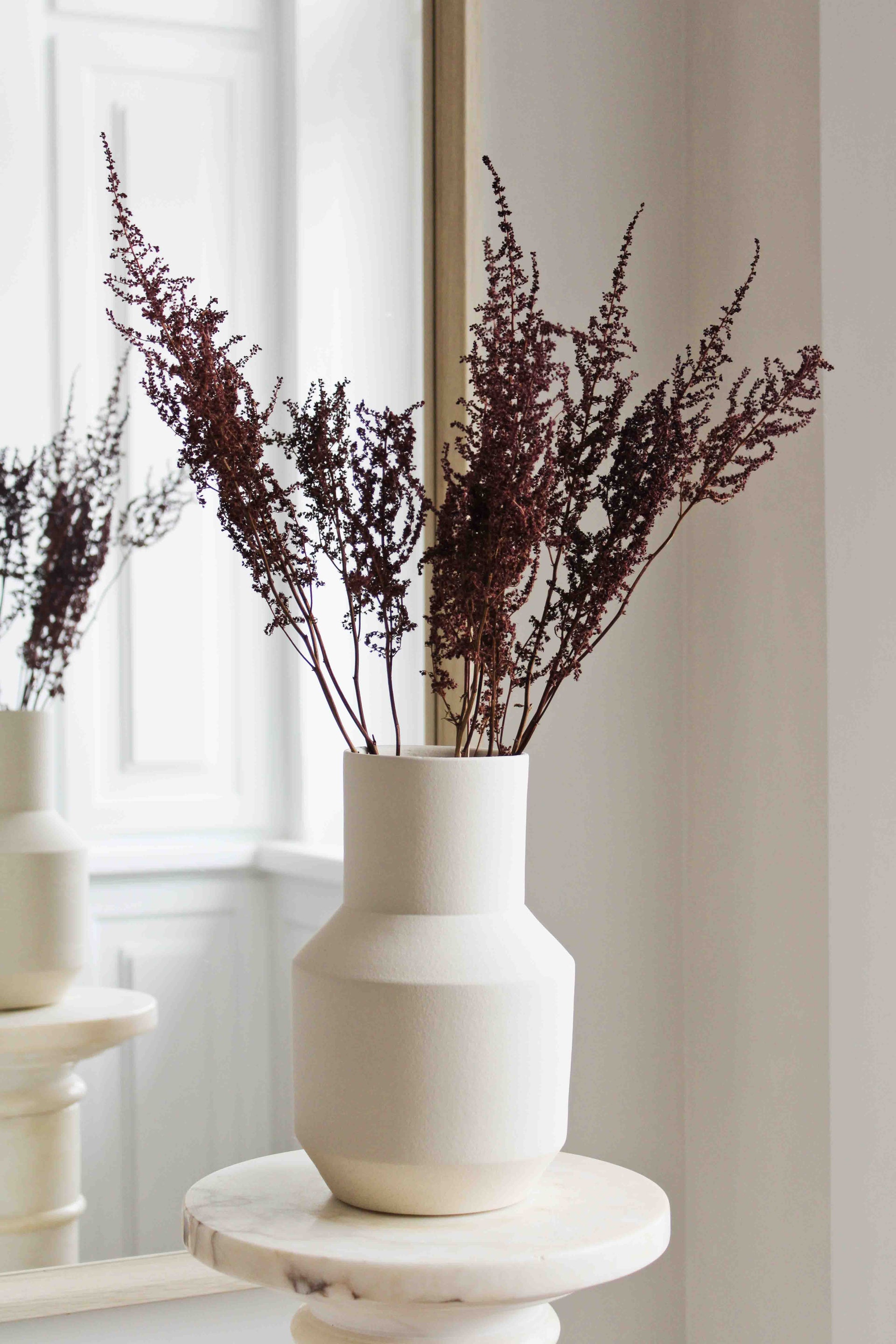 Vaas handgemaakt Sado | Gebroken wit